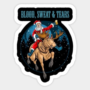 BLOOD SWEAT TEARS BAND Sticker